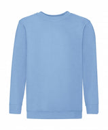 felpa stampata in cotone 320-azzurra 062187917 VAR01