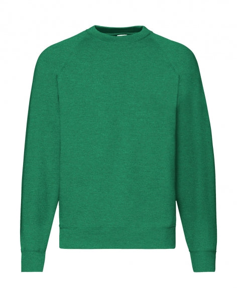 felpa con logo in cotone 515-verde 062187917 VAR02