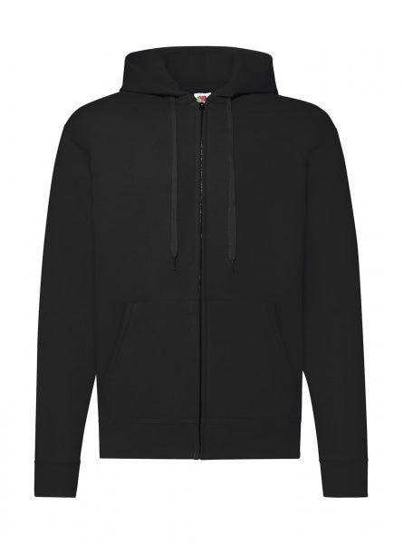 felpa con logo in cotone 101-nera 062199817 VAR02