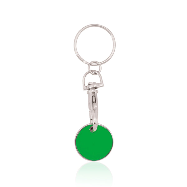 portachiavi personalizzabile in metallo verde 0356066 VAR03