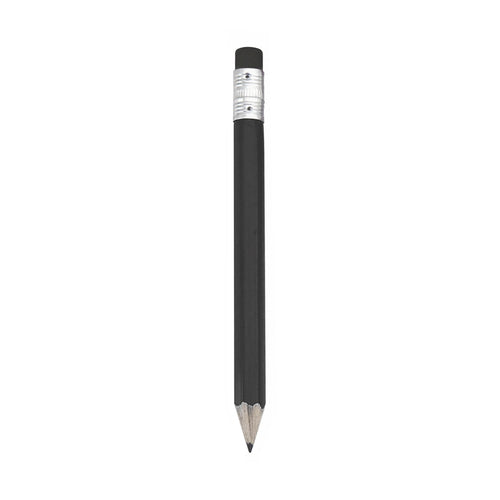 mini matita stampata in legno nera 0365450 VAR05