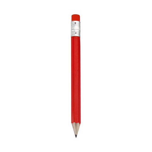 mini matita stampata in legno rossa 0365450 VAR06