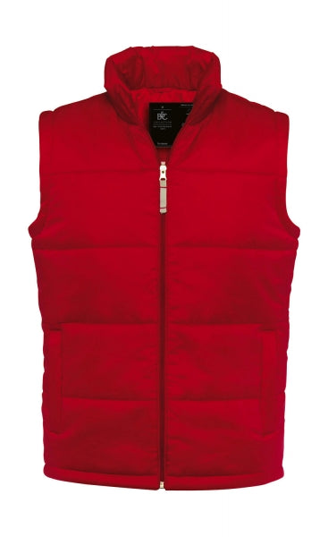 gilet stampato in taffeta® 400-rosso 062404514 VAR01