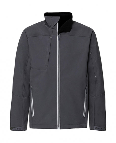 softshell pubblicitario in poliestere 119-grigio 062408900 VAR04