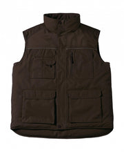 Carica l&#39;immagine nel visualizzatore di Gallery, gilet stampato in poliestere 700-marrone 062428314 VAR04

