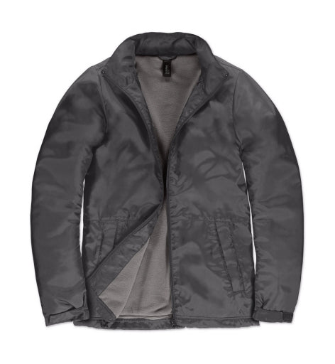 giacca personalizzata in poliestere 161-nera 062436814 VAR04
