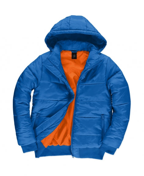 giacca stampata in poliestere 372-azzurra 062443614 VAR01