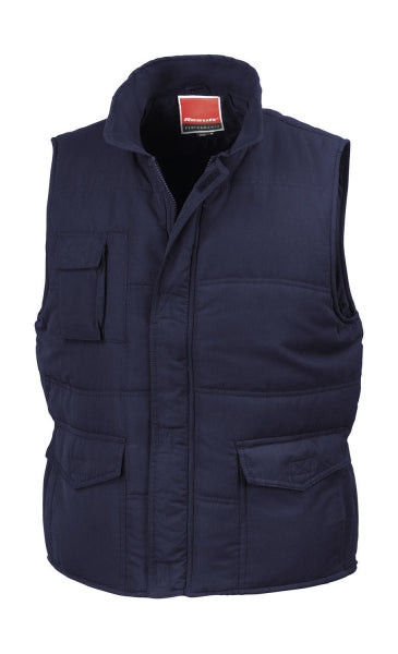giubbotto stampato in micro-poliestere 200-blu 062448561 VAR01