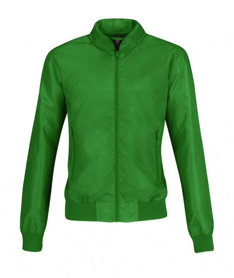 giacca con logo in poliestere 570-verde 062450414 VAR03