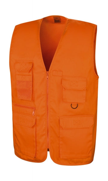 gilet stampato in poliestere 410-arancione 062457061 VAR05