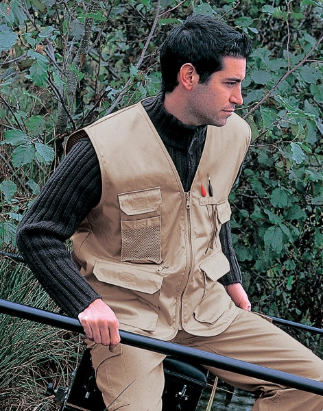 Carica l'immagine nel visualizzatore di Gallery, gilet personalizzabile in poliestere 708-marrone 062457061 DET04
