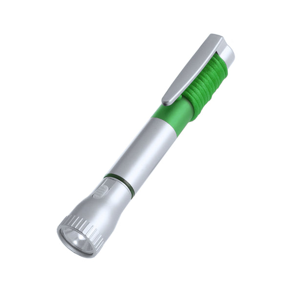 biro personalizzata in plastica grigia-verde 0376908 VAR02