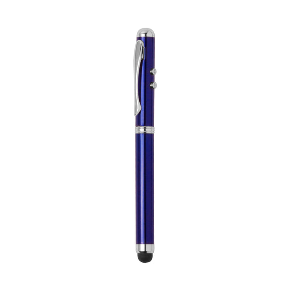 penna con logo in metallo blu 0379118 VAR02