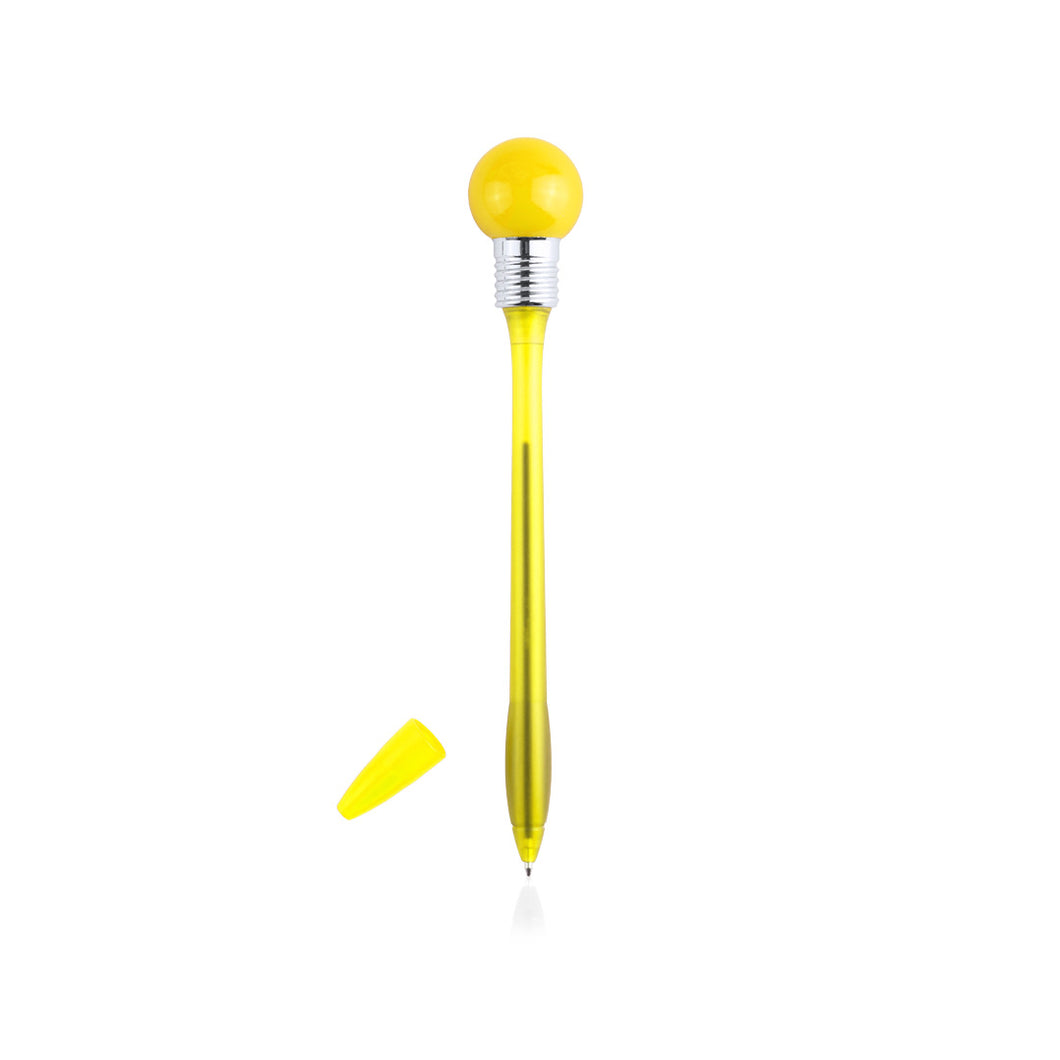 penna stampata in plastica gialla 0380019 VAR06