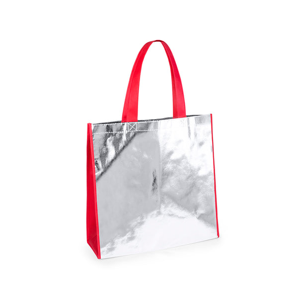 shopper bag personalizzabile in tnt rossa 0381192 VAR03