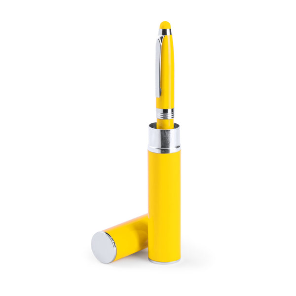 penna stampata in metallo gialla 0381566 VAR05