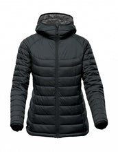 Carica l&#39;immagine nel visualizzatore di Gallery, giacca stampata in nylon 149-nera 062521406 VAR02
