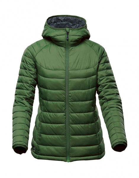 giacca stampata in nylon 565-verde 062521406 VAR03