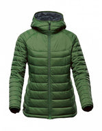 giacca stampata in nylon 565-verde 062521406 VAR03