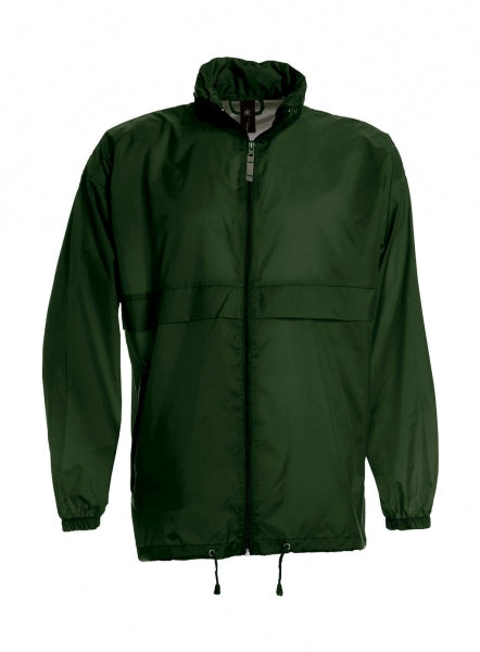 giacca stampata in nylon 540-verde 062543914 VAR12