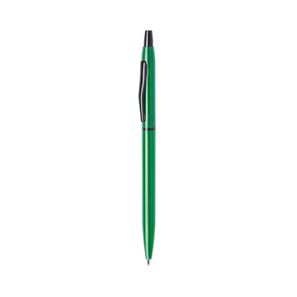biro con logo in alluminio verde 0384541 VAR03