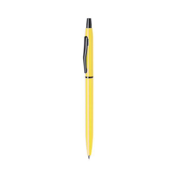 penna stampata in alluminio gialla 0384541 VAR01
