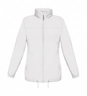 giacca con logo in nylon 000-bianca 062545614 VAR07