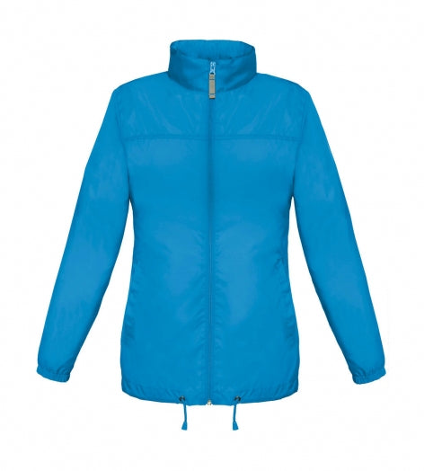 giacca stampata in nylon 314-azzurra 062545614 VAR05
