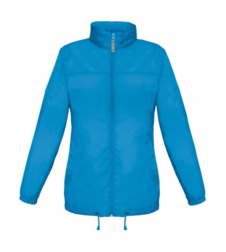 giacca stampata in nylon 314-azzurra 062545614 VAR05