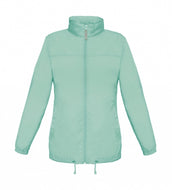 giacca con logo in nylon 538-verde 062545614 VAR06