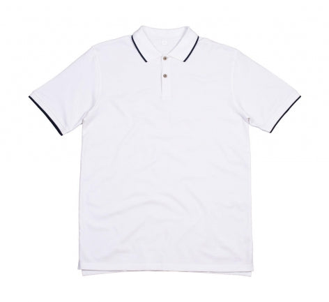 polo stampata in cotone 052-bianca 062550816 VAR05