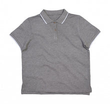 Carica l'immagine nel visualizzatore di Gallery, polo con logo in cotone 163-grigia 062552516 VAR02
