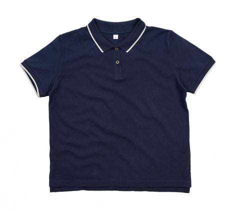 polo personalizzata in cotone 252-blu 062552516 VAR01