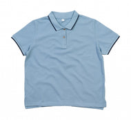 polo pubblicitaria in cotone 356-azzurra 062552516 VAR03