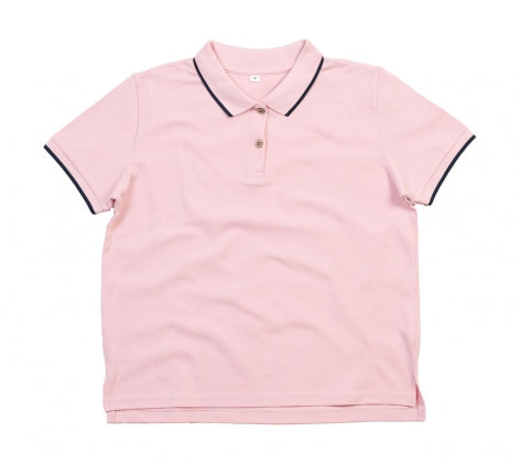 polo stampata in cotone 456-rosa 062552516 VAR04