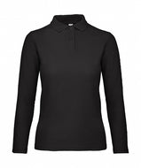 polo stampata in cotone 101-nera 062555814 VAR03