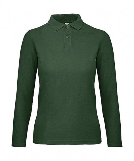 polo pubblicitaria in cotone 540-verde 062555814 VAR05