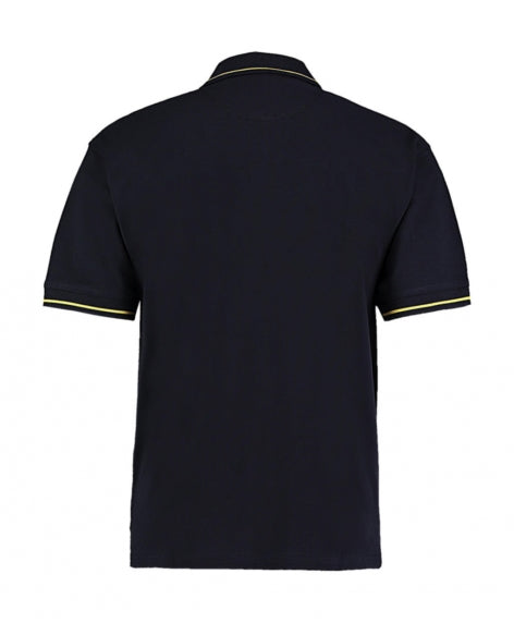Carica l&#39;immagine nel visualizzatore di Gallery, polo con logo in cotone 359-blu 062556987 DET03

