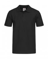 polo promozionale in cotone 102-nera 062563685 VAR06