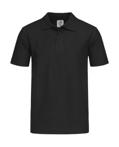 polo promozionale in cotone 102-nera 062563685 VAR06