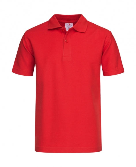 polo stampata in cotone 402-rossa 062563685 VAR02