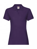 polo stampata in cotone 349-viola 062597617 VAR16