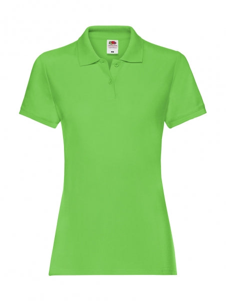polo stampata in cotone 521-lime 062597617 VAR02