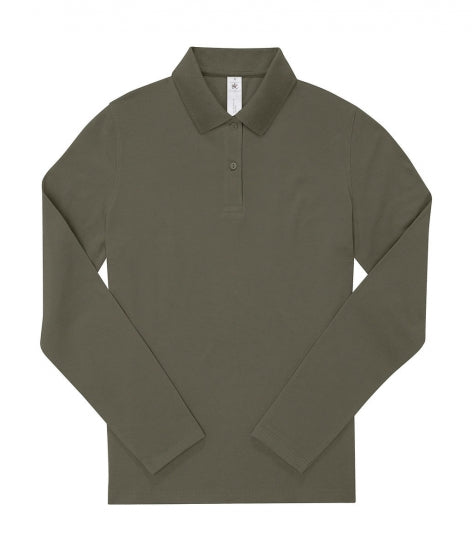 polo con logo in cotone 529-verde 062606814 VAR05