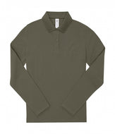 polo con logo in cotone 529-verde 062606814 VAR05