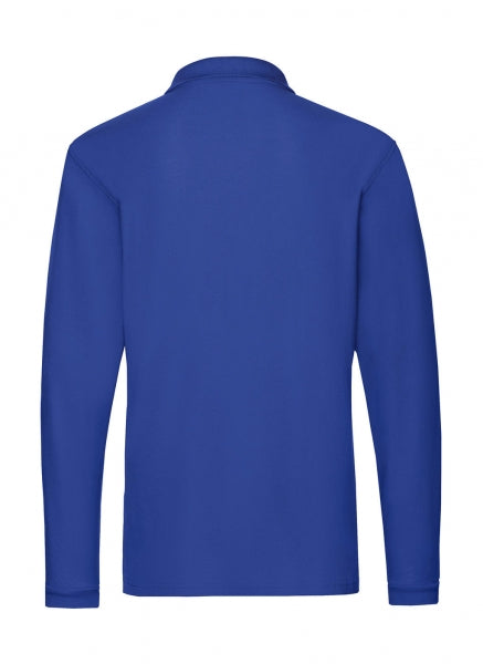 Carica l&#39;immagine nel visualizzatore di Gallery, polo con logo in cotone 200-blu 062621417 DET04
