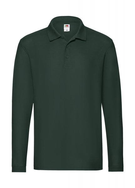polo stampata in cotone 541-verde-scuro 062621417 VAR02