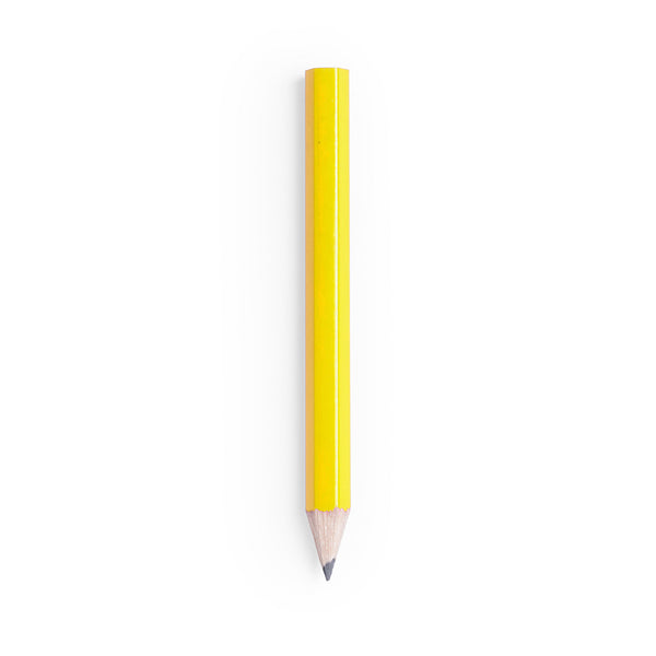 matita pubblicitaria in legno gialla 0392480 VAR01