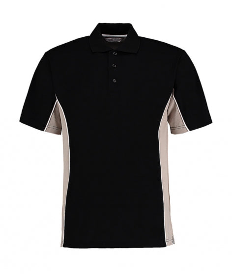 polo personalizzata in poliestere 183-nera 062630087 VAR12