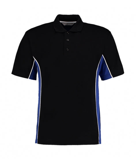 polo stampata in poliestere 188-nera 062630087 VAR11